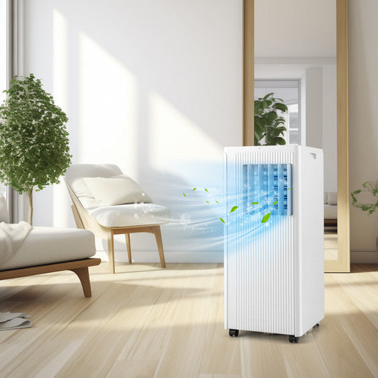 10000 BTU Portable Air Conditioner Cools up to 350 Sq ft with 24H Timer