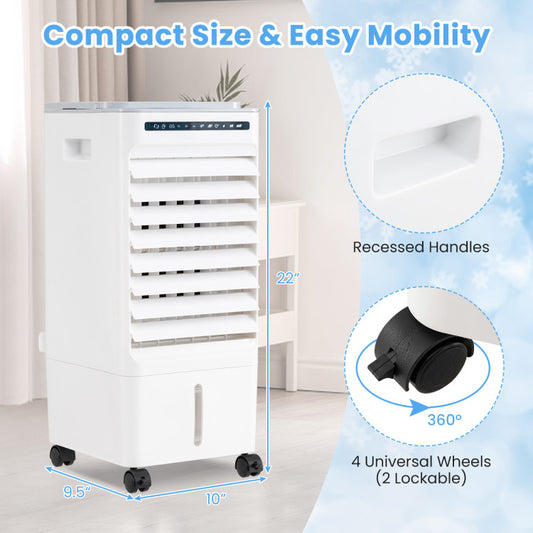 3-in-1 Evaporative Portable Air Cooler with 3 Modes and Remote Control - 2