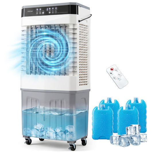 Swamp Cooler 2100 CFM 3-in-1 Evaporative Air Cooler with 7.2 Gal Water Tank - 2
