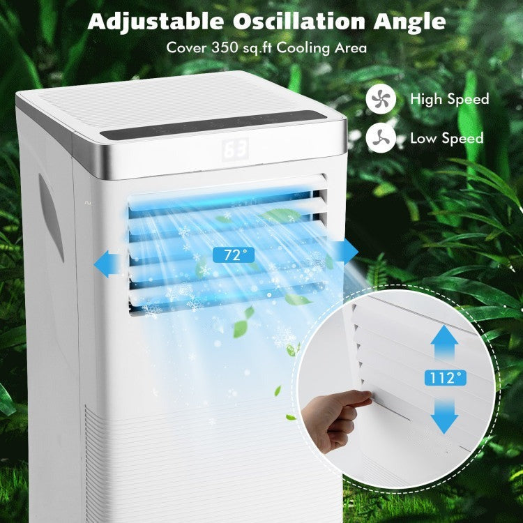 10000 BTU(Ashrae) 3-in-1 Portable Air Conditioner with Remote Control - 10
