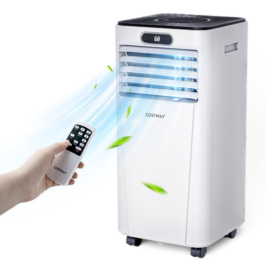 10000 BTU 4-in-1 Portable Air Conditioner with Dehumidifier and Fan Mode - 3