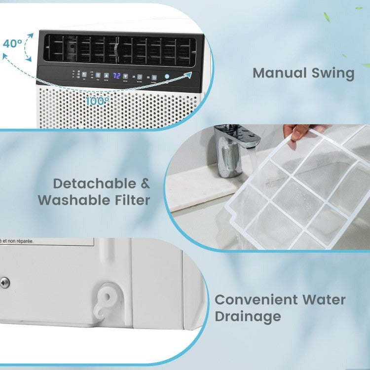 10000/12000 BTU(Ashrae) Window Air Conditioner with Handy Remote - 10