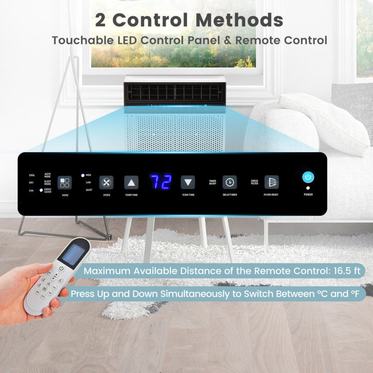 10000/12000 BTU(Ashrae) Window Air Conditioner with Handy Remote - 7