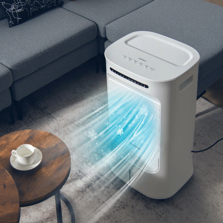 4-in-1 Portable Evaporative Air Cooler with Timer and 3 Modes - 5