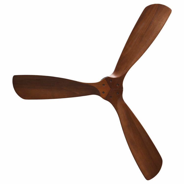 52 Inch Modern Ceiling Fan No Light with Remote Control - 10