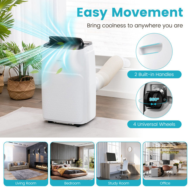13000 BTU(Ashrae) Portable Air Conditioner with App and Heater - 3