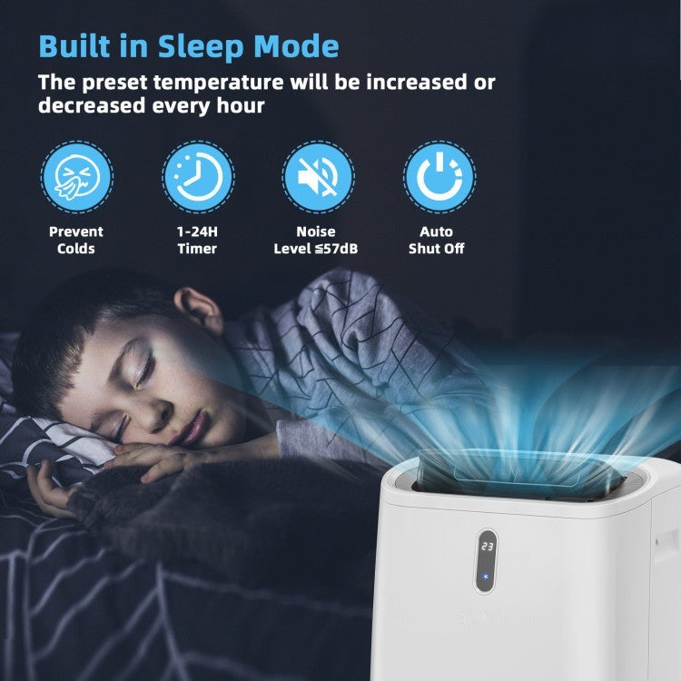 14000 BTU(Ashrae) Portable Air Conditioner with APP and WiFi Control - 7