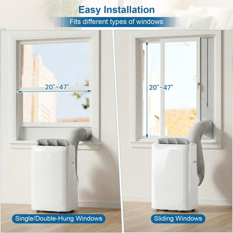 15000 BTU Inverter Portable Air Conditioner Smart Wifi Enabled Cooling and Heating Unit - 9