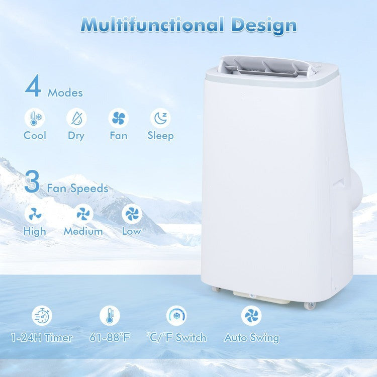 15000 BTU Portable Air Conditioner with APP Control and Fan - 6
