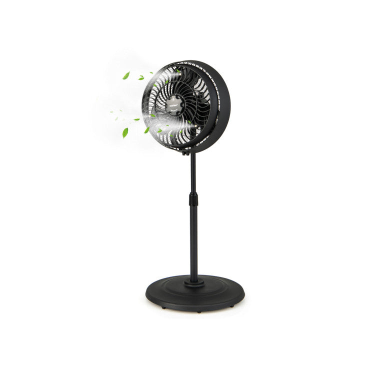16 Inch Outdoor Misting Fan Oscillating Pedestal Fan with 3 Mist Levels - 3