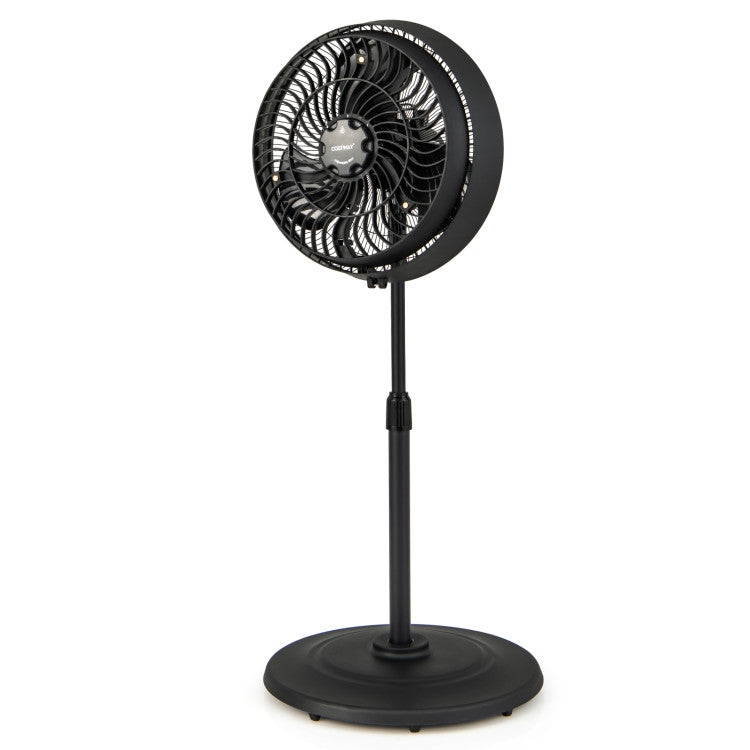 16 Inch Outdoor Misting Fan Oscillating Pedestal Fan with 3 Mist Levels - 4