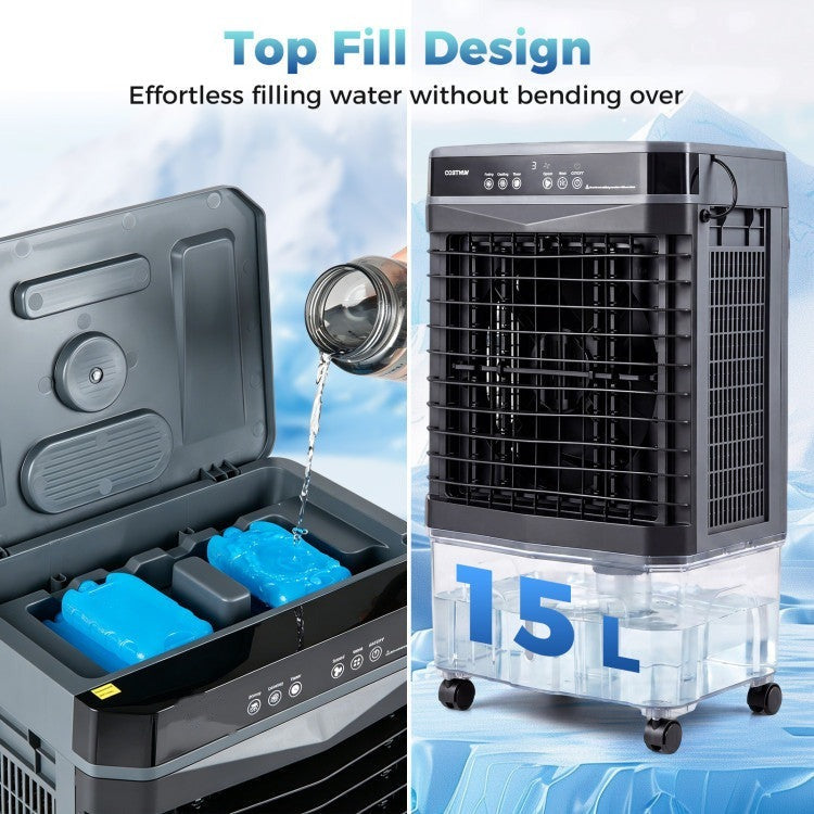 1800 CFM Evaporative Air Cooler with 4 Gal Water Tank - 10