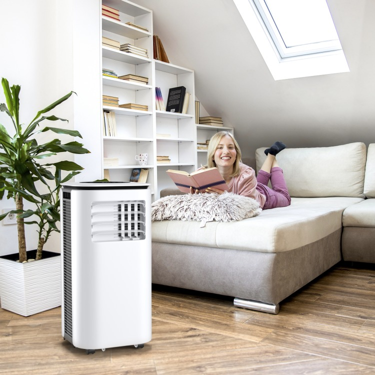 9000 BTU(Ashrae) Portable Air Conditioner with Fan and Dehumidifier - 2