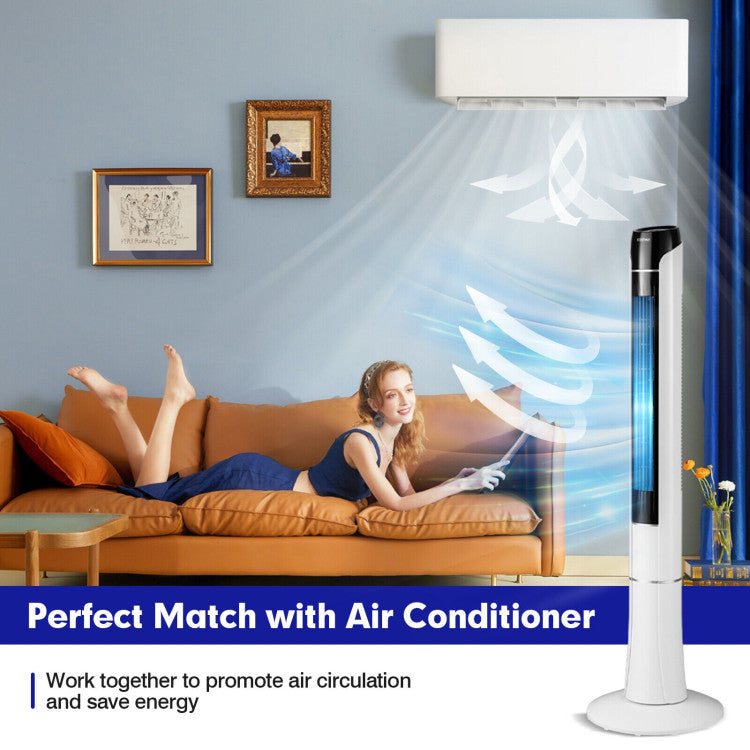 Portable 48 Inches Tower Fan with Remote Control - 9