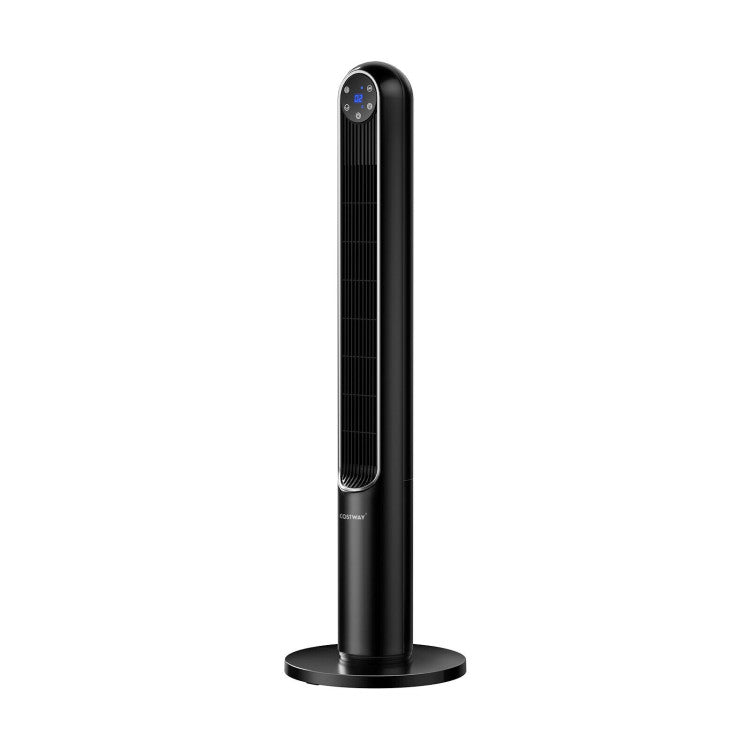42 Inch 80 Degree Tower Fan with Smart Display Panel and Remote Control - 4