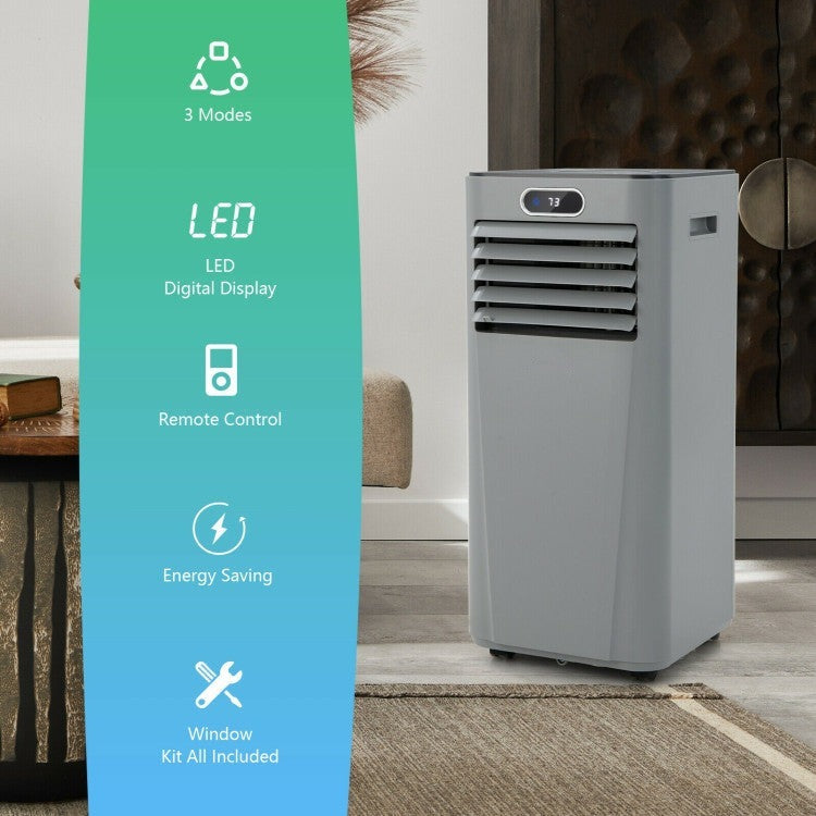 8000 BTU(Ashrae) 3-in-1 Portable Air Conditioner with Remote Control - 3