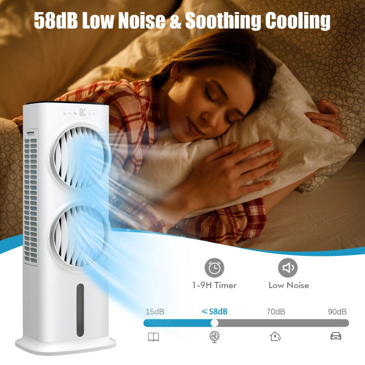 3-in-1 Evaporative Air Cooler with 9H Timer Remote - 3