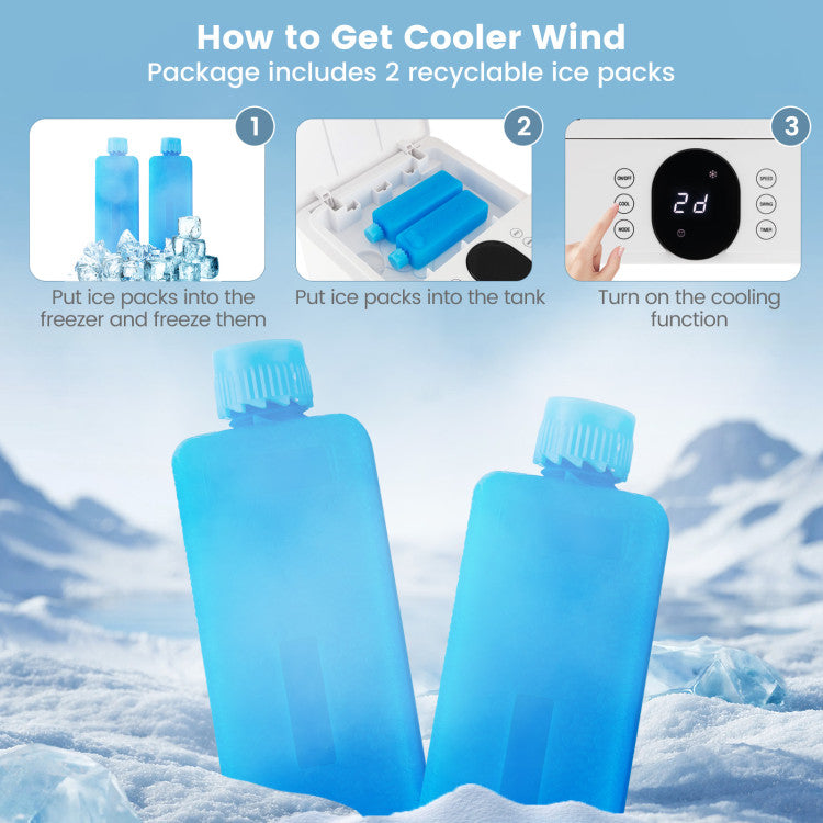 3-in-1 Evaporative Air Cooler with Remote for Home Office - 5