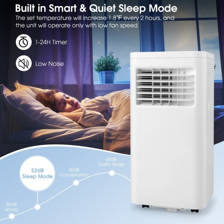 5000/6000 BTU(SACC) Portable Air Conditioner Cools 250 Sq.Ft - 5