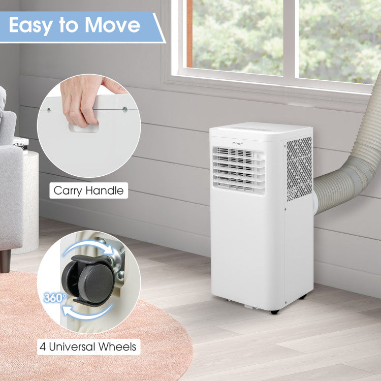 5000/6000 BTU(SACC) Portable Air Conditioner Cools 250 Sq.Ft - 7