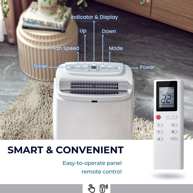 12000 BTU(Ashrae) 3-in-1 Portable Air Conditioner with Remote Control - 3