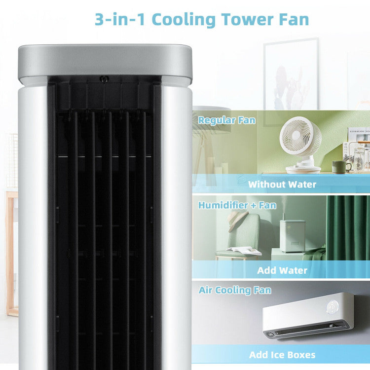 3-In-1 Portable Evaporative Air Cooler with Timer - 6