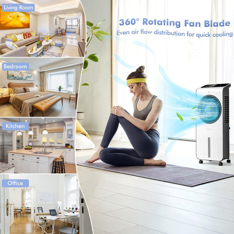 3-in-1 Evaporative Air Cooler with 12H Timer Remote - 5