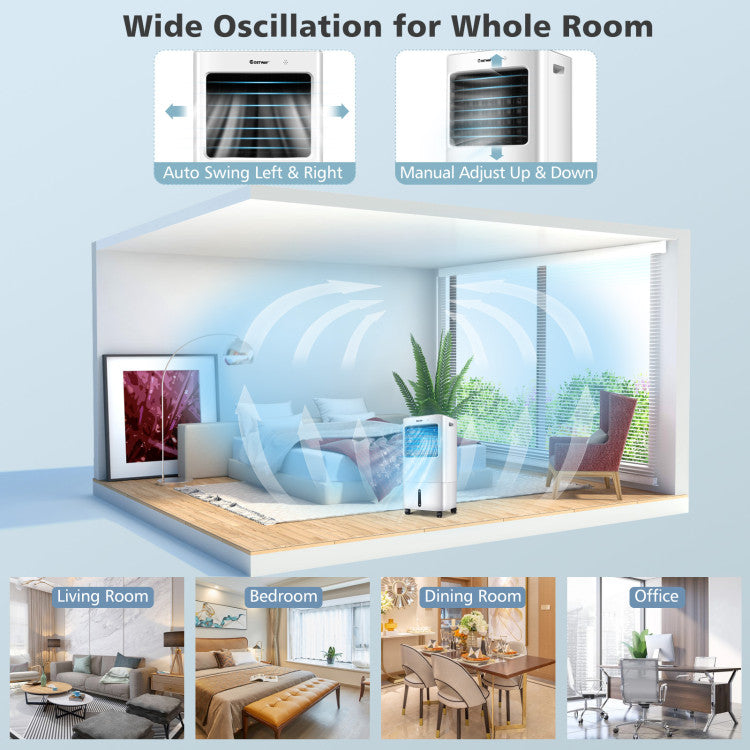 3-in-1 Evaporative Portable Air Cooler Fan with Remote Control - 4