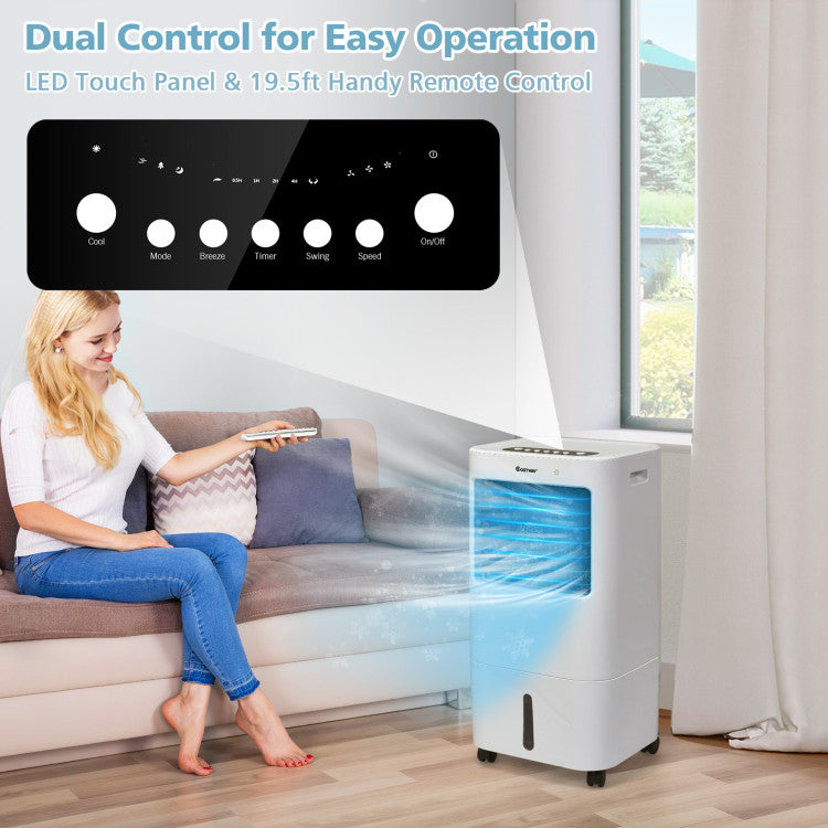 3-in-1 Evaporative Portable Air Cooler Fan with Remote Control - 5