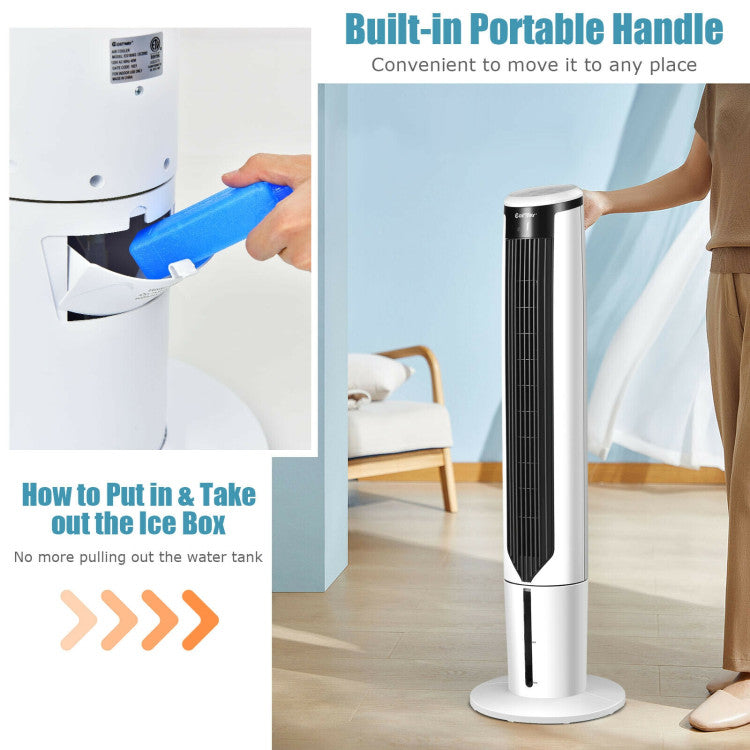 41 Inches Evaporative Air Cooler with 3 Modes and 3 Speeds - 7