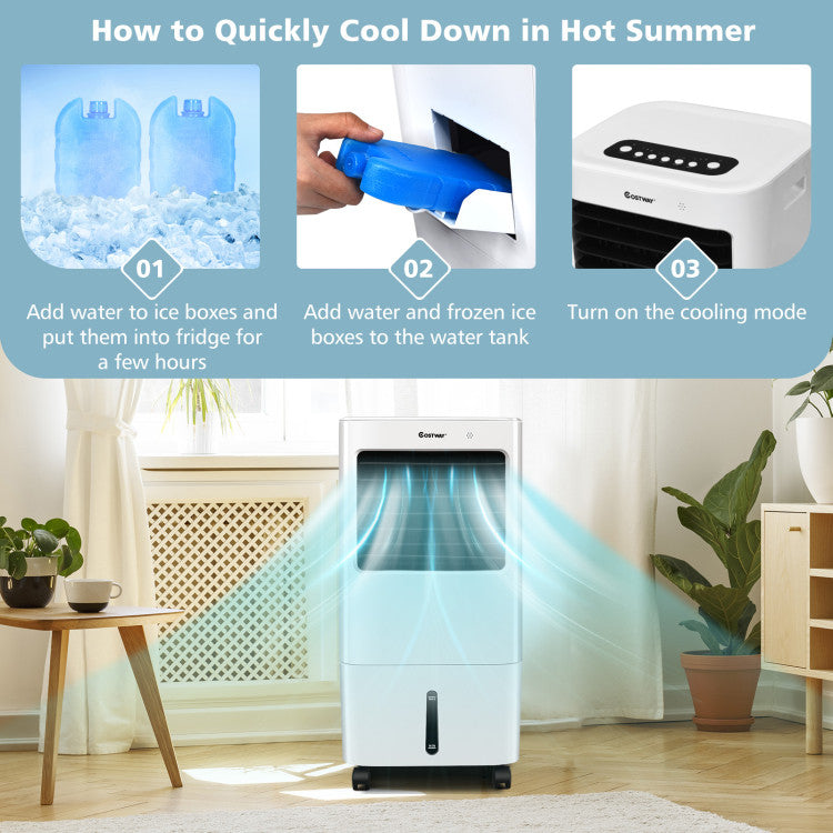 3-in-1 Evaporative Portable Air Cooler Fan with Remote Control - 6