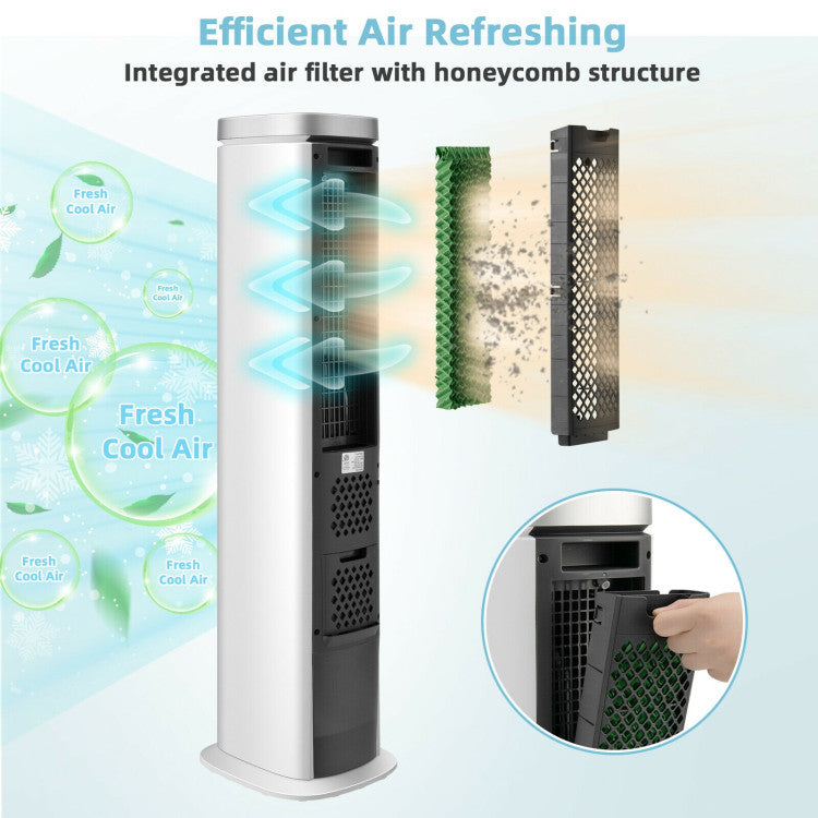 3-In-1 Portable Evaporative Air Cooler with Timer - 9