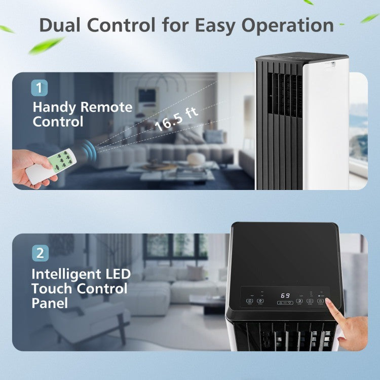 8000 BTU(Ashrae) Portable Air Conditioner with Cool Humidifier - 6