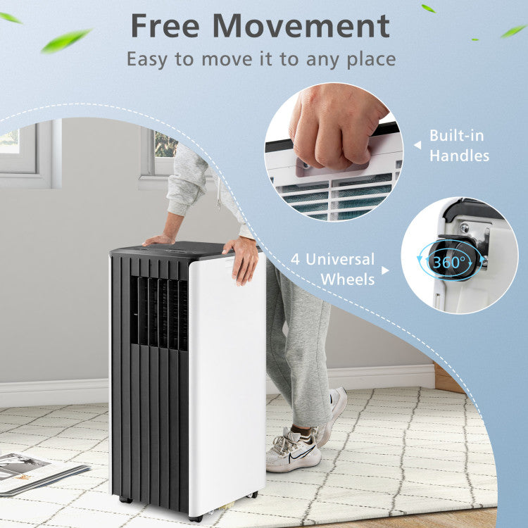 8000 BTU(Ashrae) Portable Air Conditioner with Cool Humidifier - 7