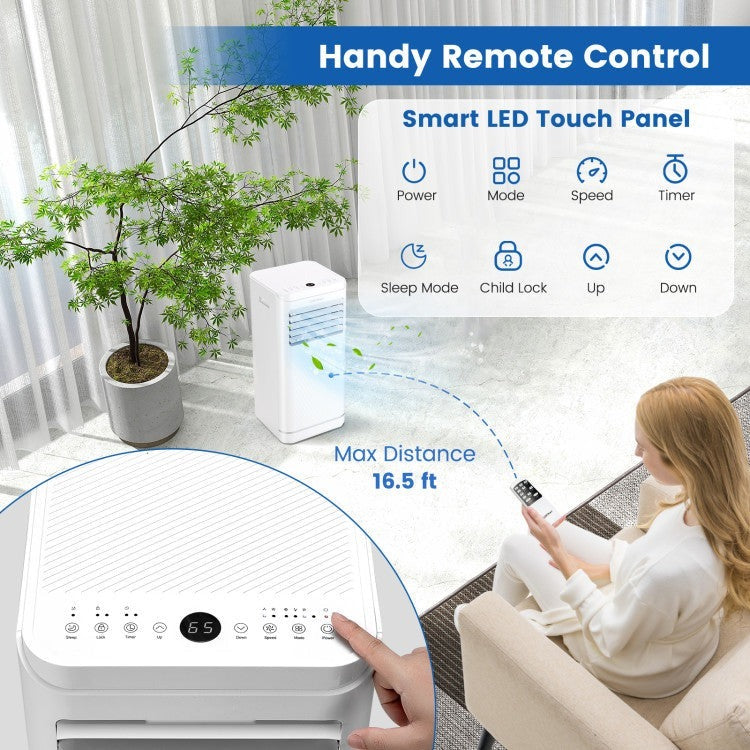 8000/10000 BTU(Ashrae) Portable Air Conditioner with Dehumidifier - 2