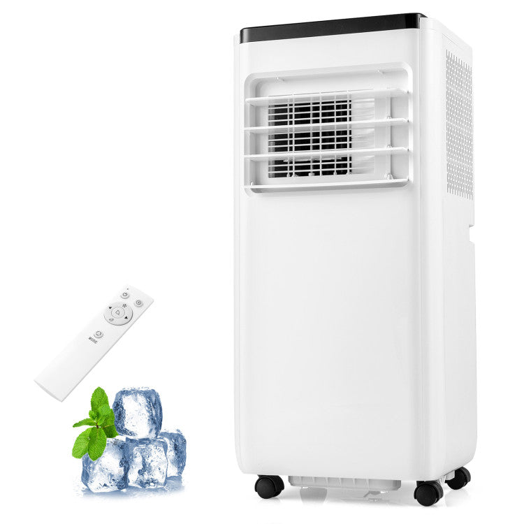 8000/10000 BTU Portable Air Conditioner with Remote Control Cools up to 250/350 Sq.Ft - 7