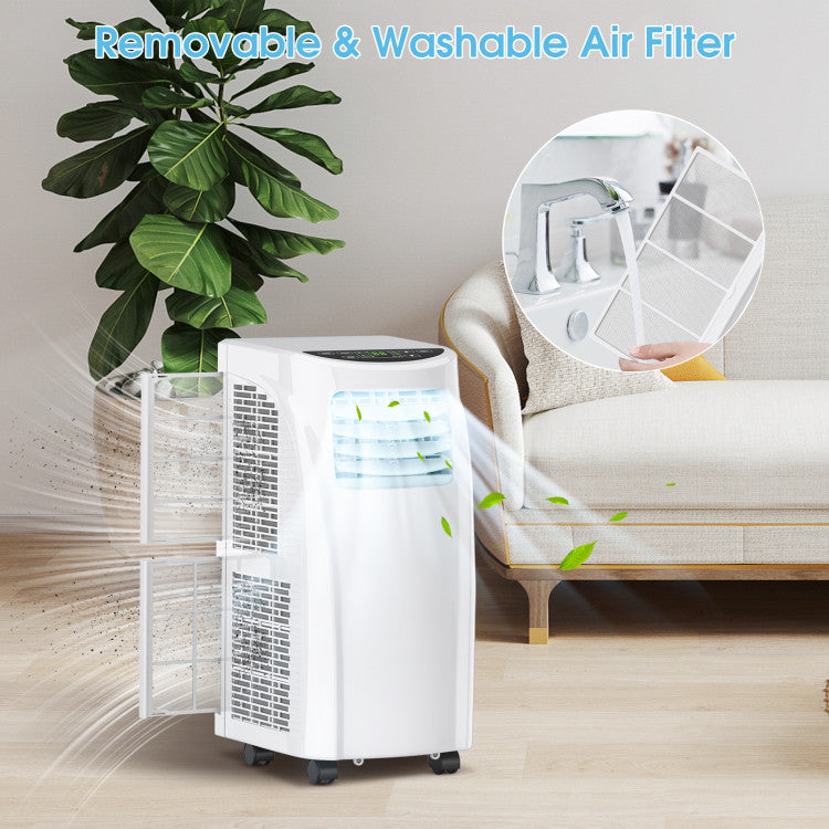 8000 BTU Portable Air Conditioner with Sleep Mode and Dehumidifier Function - 2