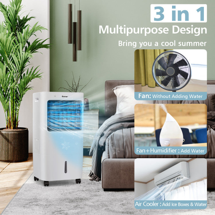 3-in-1 Evaporative Portable Air Cooler Fan with Remote Control - 8