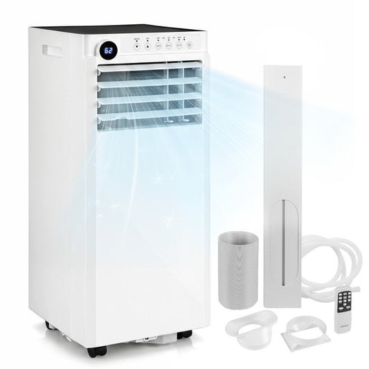 9000 BTU Portable Air Conditioner with Dehumidifier and 24H Timer