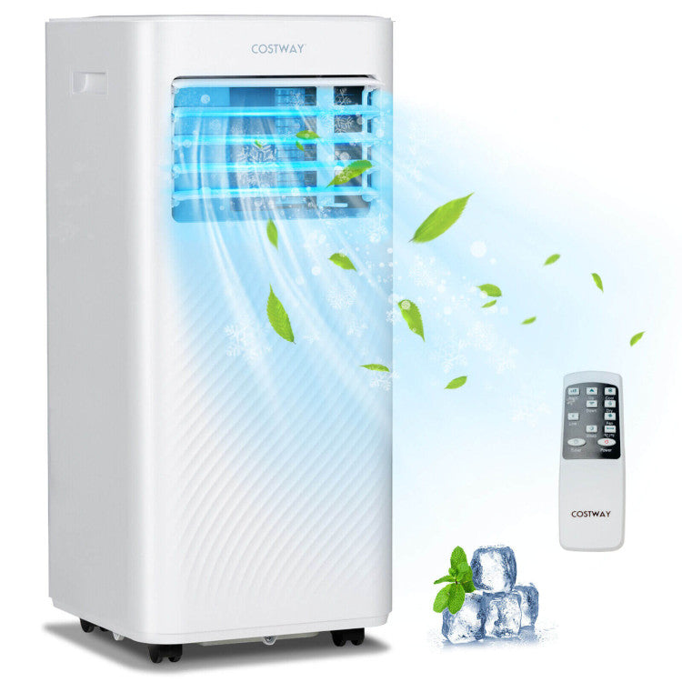 8000 BTU(Ashrae) Portable Air Conditioner Cools 250 Sq.Ft with Timer - 3