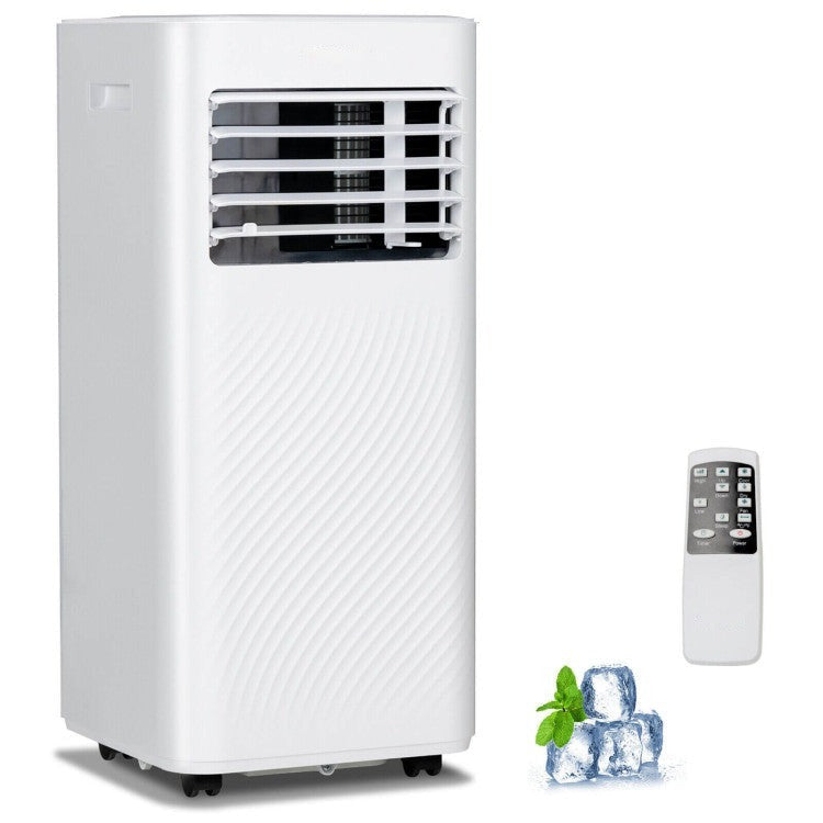8000 BTU(Ashrae) Portable Air Conditioner Cools 250 Sq.Ft with Timer - 4