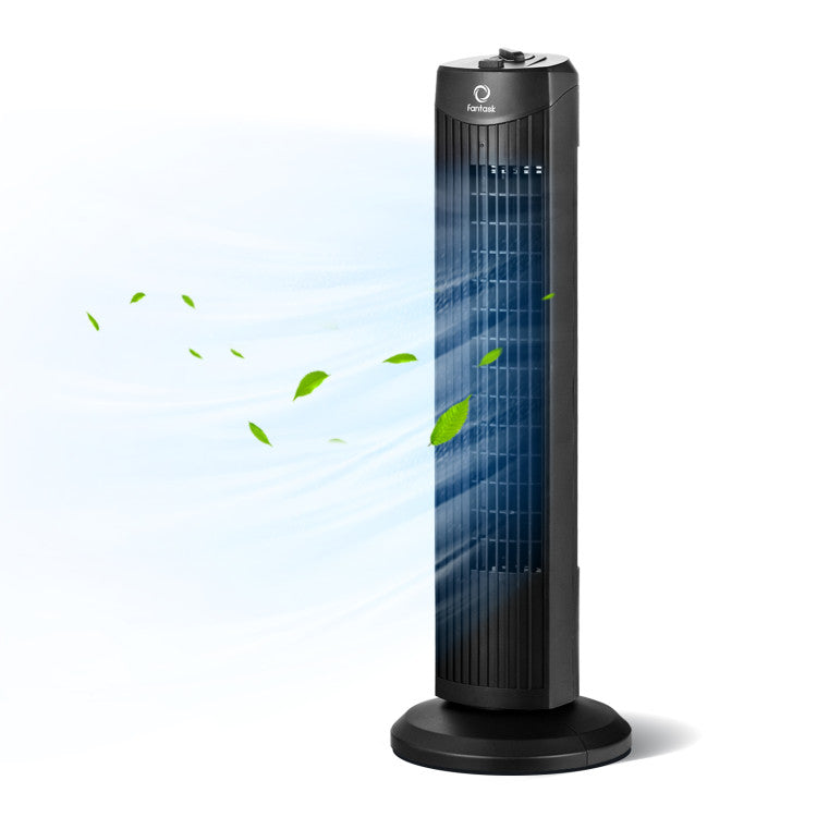 35W 28 Inch Quiet Bladeless Oscillating Tower Fan - 4