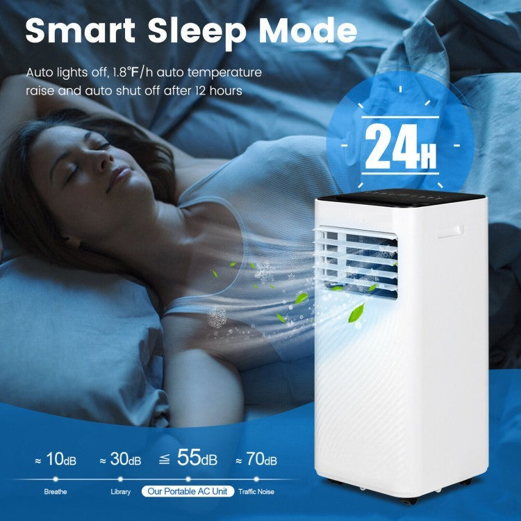 8000 BTU(Ashrae) Portable Air Conditioner with Remote Control - 6