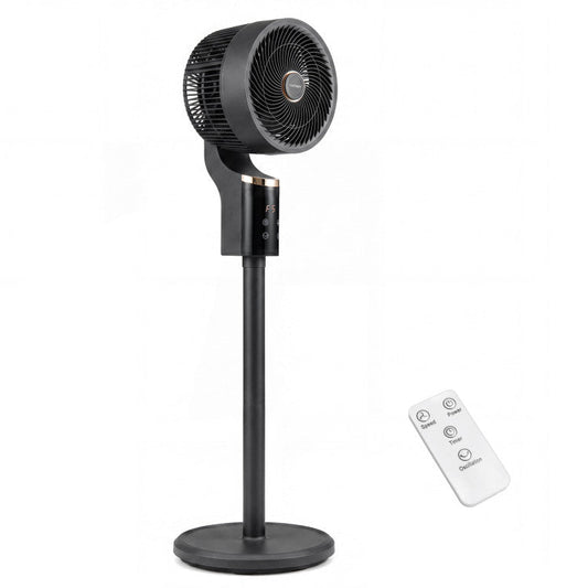 Compact Oscillating Standing Fan with 70 Oscillation and 90 Tilt for Home Office - 2