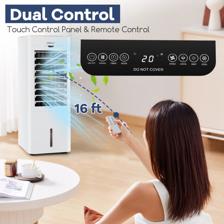 Evaporative Air Cooler and Heater with 3 Modes 3 Speeds and 2 Ice Boxes - 6