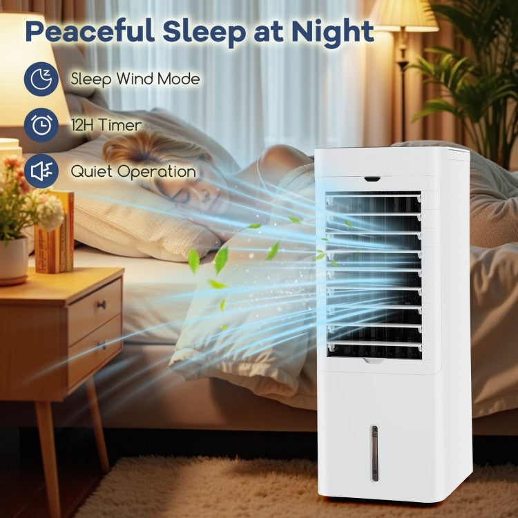 Evaporative Air Cooler and Heater with 3 Modes 3 Speeds and 2 Ice Boxes - 5
