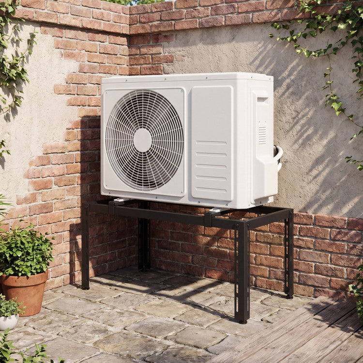 Mini Split Ground Stand Adjustable for 9000-36000 BTU Ductless Air Conditioners Heat Pump - 2