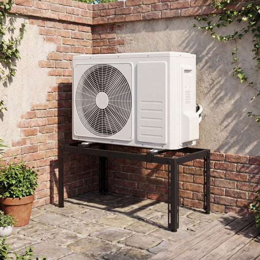 Mini Split Ground Stand Adjustable for 9000-36000 BTU Ductless Air Conditioners Heat Pump - 2