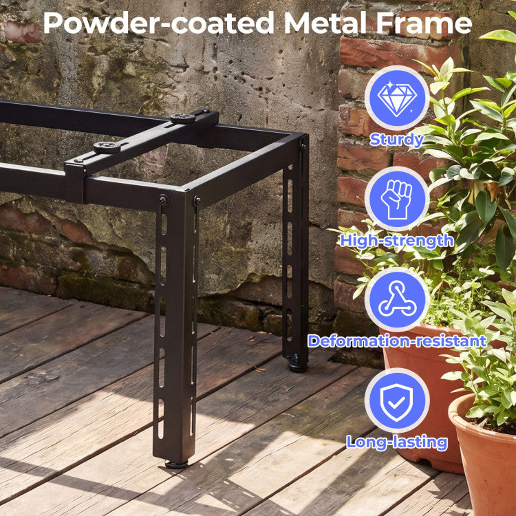 Mini Split Ground Stand Adjustable for 9000-36000 BTU Ductless Air Conditioners Heat Pump - 7