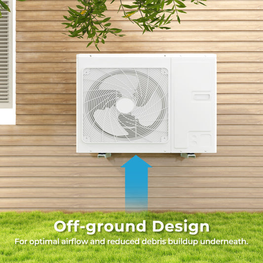 Mini Split Wall Mounting Bracket for 12000-24000 BTU Universal Ductless AC - 2